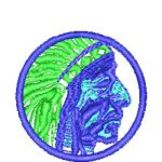 Sitting Bull Indian Logo