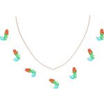 Flower Necklines Design SI3646