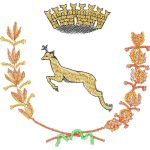 Deer Emblems Design SI1112
