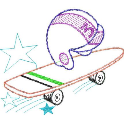 Skateboarding Design SI4153