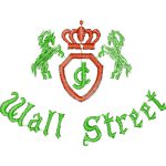 Wall Street Emblems Design SI1123