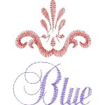 Blue Emblems Design SI1142