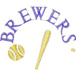 Baseball Brewers Design SI4172