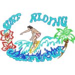 Surf Riding California Design SI4180