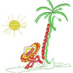 Mexican Man Design SI3997