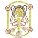 Horse Emblems Design SI1174