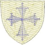 Cross Emblems Design SI1175