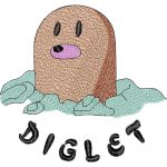 Diglett Mascots Design SI2397
