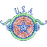 USA Emblems Design SI1184