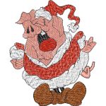 Santa Pig Design SI2273