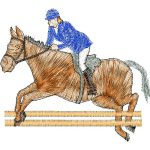 Horseback Riding Design SI4243
