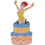 Birthday Cake Design SI2329