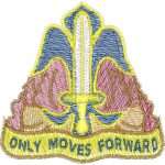 Only Moves Forward Emblems Design SI1217