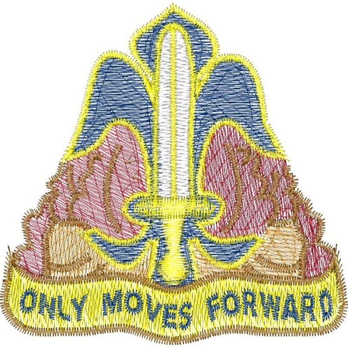 Only Moves Forward Emblems Design SI1217 - Image 1