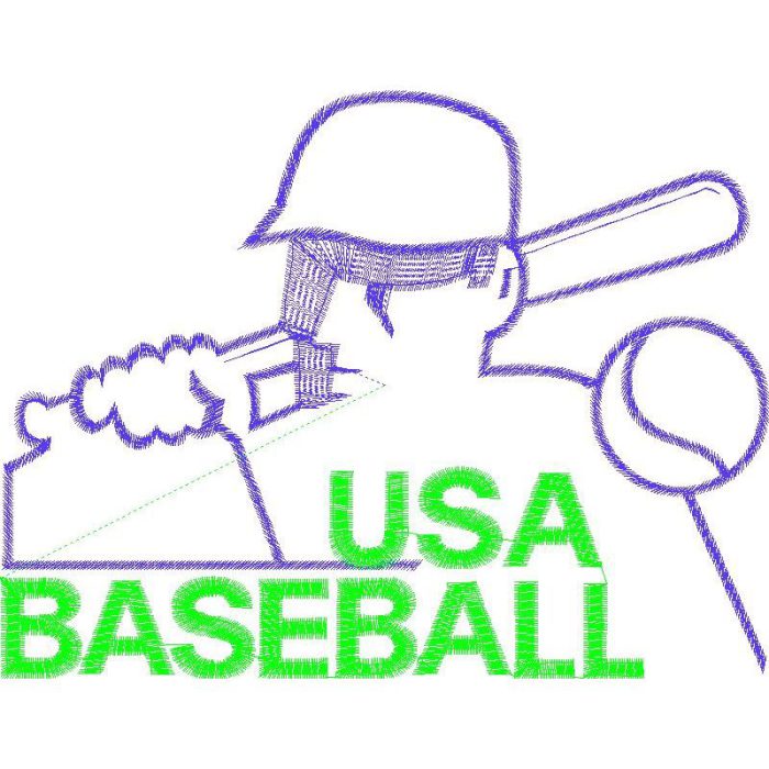 USA Baseball Design SI4251 - Image 1