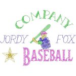 Jordy Fox Baseball Company Design SI4266