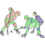 Ice Hockey Players Design SI4289
