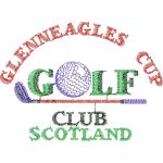 Glenneagles Cup Golf Club Scotland Design SI4308