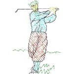 Golfer Design SI4338