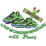 A Trip in Canadian Mountains Casual Design SI0333