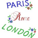 Paris Rome London Design SI2573