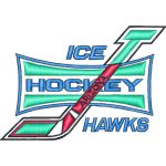 Ice Hockey Hawks Casual Design SI0344