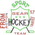 Hockey Emblems Design SI1238