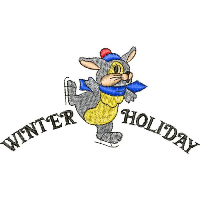 Winter Holiday Children Design SI0557 - Image 1