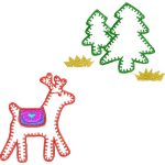 Reindeer Children Design SI0567