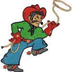 Cowboy Mascots Design SI2414