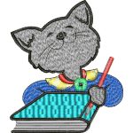 Cat in School Children Design SI0571
