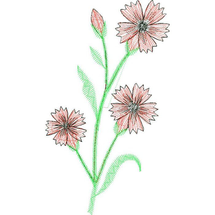 Flowers Design SI1617 - Image 1