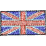 English Flag Nautical Design SI3086