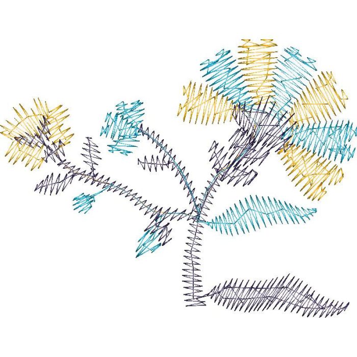 Flowers Design SI1645 - Image 1