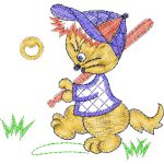 Baseball Cat Children Design SI0602
