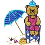 Bear LifeguardChildren Design SI0619