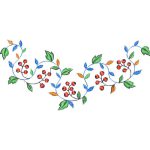 Flower Necklines Design SI3672