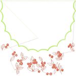 Flower Necklines Design SI3682