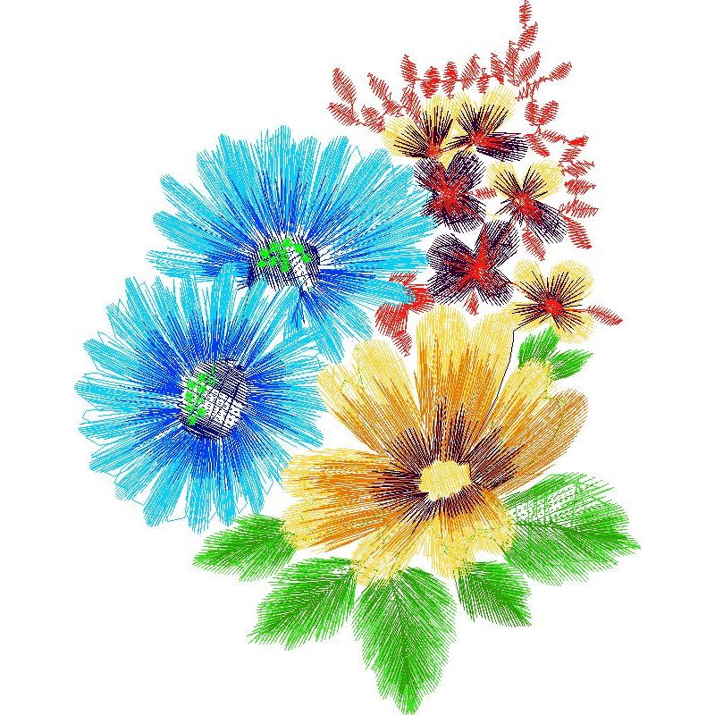 51785-1.jpg Flowers Design SI1795 - Image 1