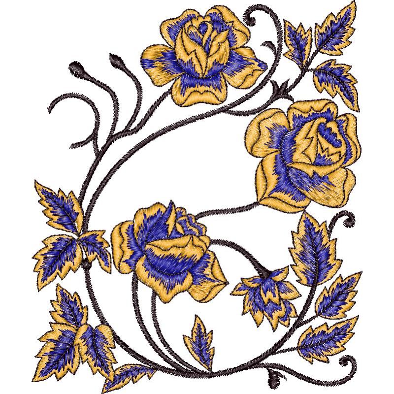 51851-1.jpg Flowers Design SI1808 - Image 1