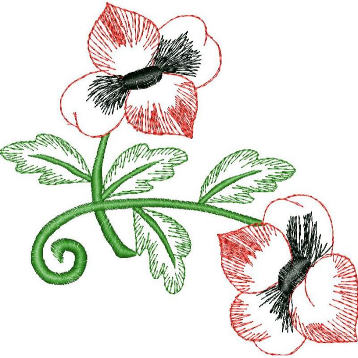 Flowers Design SI1814 - Image 1