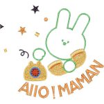 Rabbit on the Phone Children Design SI0671