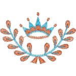 Crown Emblems Design SI1359