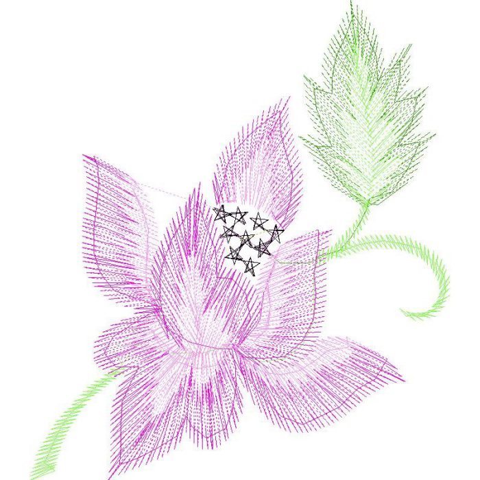 Flowers Design SI1840 - Image 1