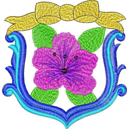 Flower Emblems Design SI1361