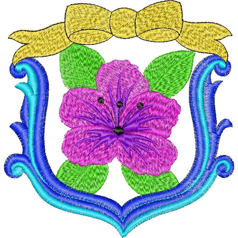 52026-1.jpg Flower Emblems Design SI1361 - Image 1