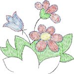 Flowers Design SI1859