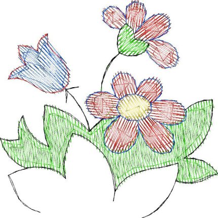 Flowers Design SI1859