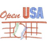 Tennis Open USA Design SI4409