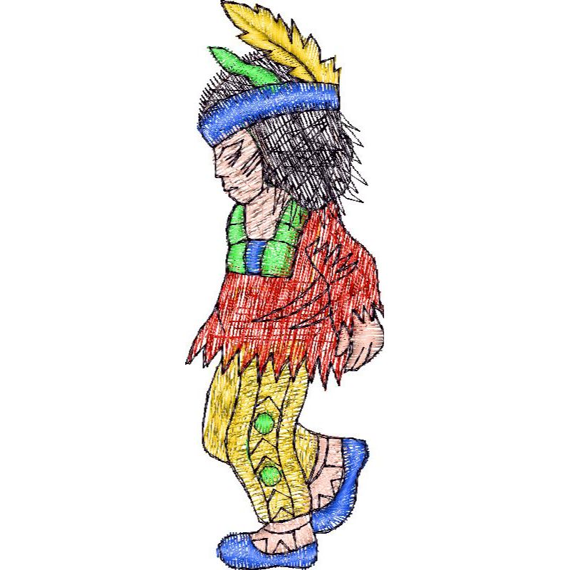 52238-1.jpg Indian Kid Design SI4037 - Image 1